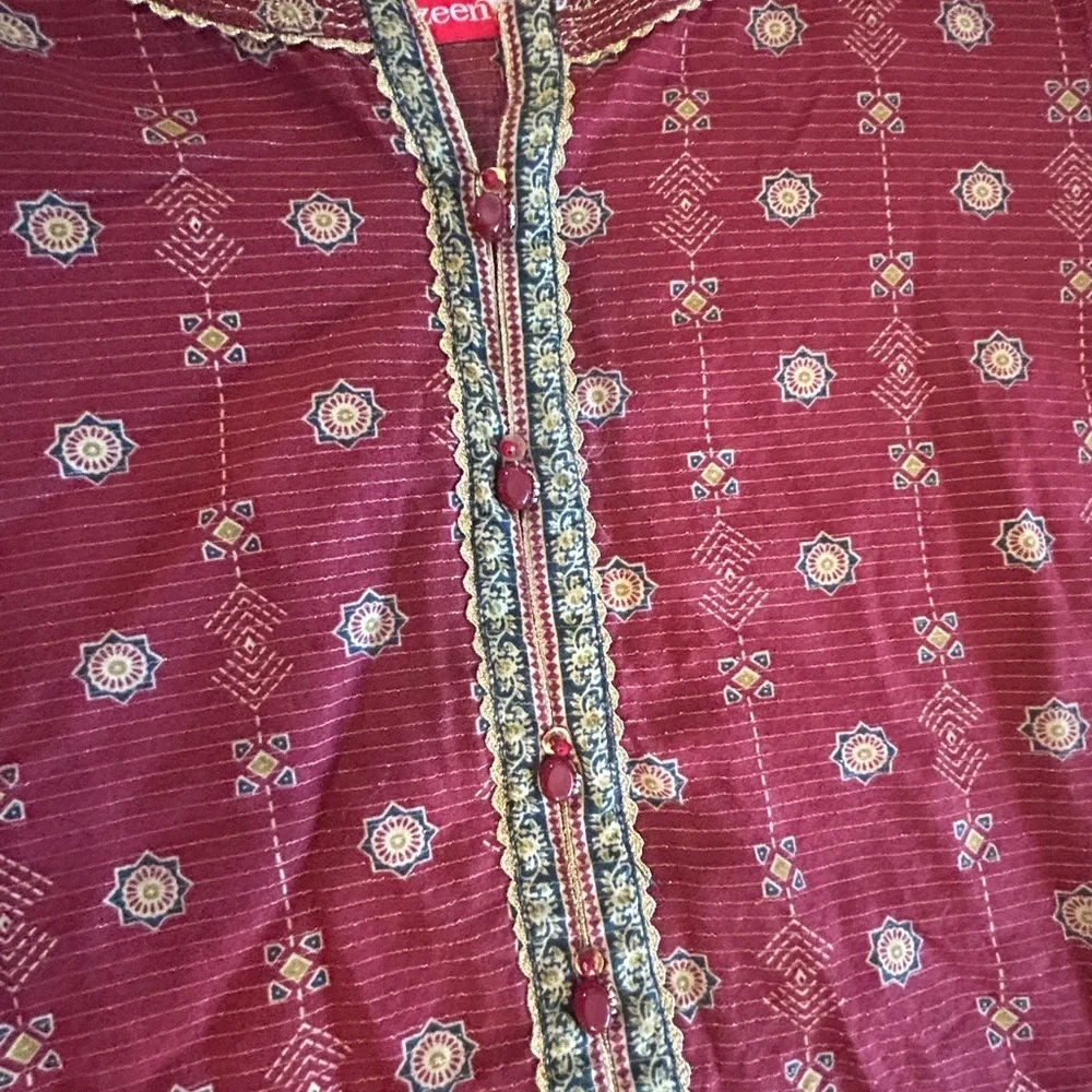 Zeen Size 12 Indian Embroidered Dress